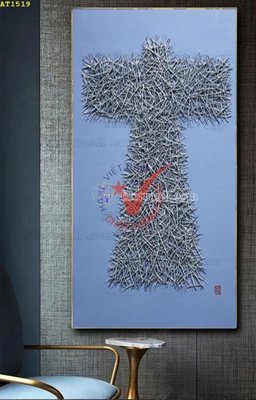 File ảnh File tranh hiện đại Sơn Dầu AT1519 (gốc) in poster