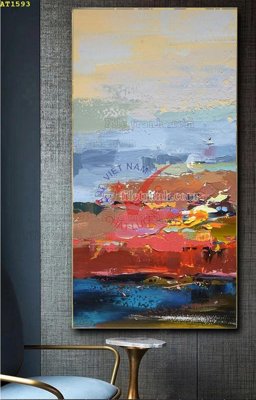 File in ấn File tranh hiện đại Sơn Dầu AT1593 (bản gốc) cao cấp