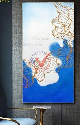 File ảnh File tranh hiện đại Sơn Dầu AT1624 (gốc) cho trang trí nhà hàng