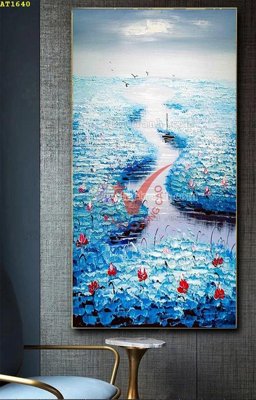 File tranh File tranh hiện đại Sơn Dầu AT1640 (ảnh gốc) sắc nét hoàn hảo