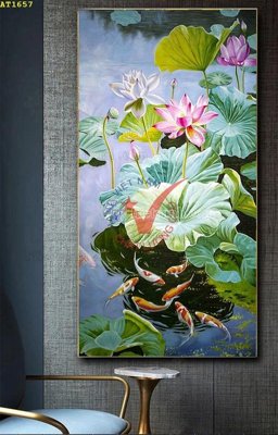 File tranh File tranh hiện đại Sơn Dầu AT1657 (bản gốc) treo tường