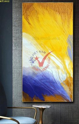 File gốc File tranh hiện đại Sơn Dầu AT1662 (in tráng gương) hiện đại