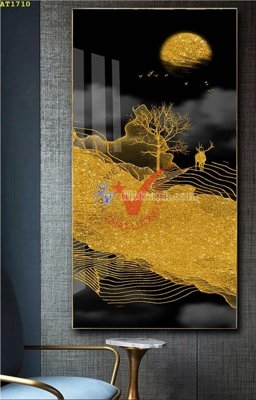 File tranh trang trí File tranh hiện đại Sơn Dầu AT1710 (file gốc)