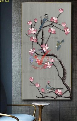 File in mica File tranh hiện đại Sơn Dầu AT1743 (ảnh gốc) đẹp