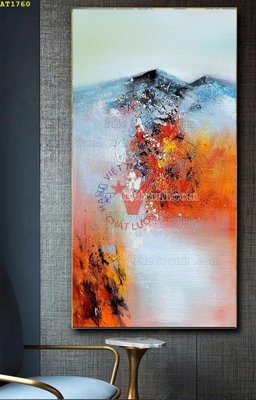 File in trần File tranh hiện đại Sơn Dầu AT1760 (file gốc) xuyên sáng