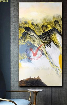 Tải file File tranh hiện đại Sơn Dầu AT1764 (PSD) cho in ấn quảng cáo