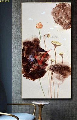 File tranh File tranh hiện đại Sơn Dầu AT1770 (gốc) chủ đề trẻ em