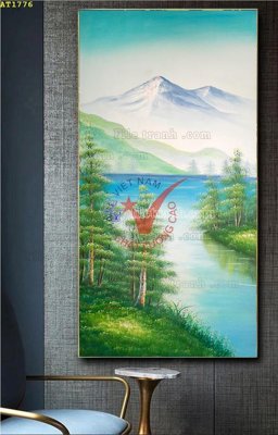 File tranh File tranh hiện đại Sơn Dầu AT1776 (bản gốc) in lụa 3D