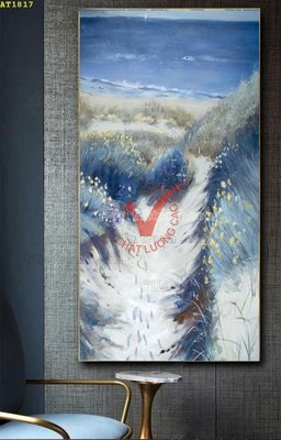 File in mica File tranh hiện đại Sơn Dầu AT1817 (bản gốc) siêu trong