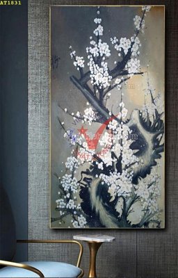 File gốc File tranh hiện đại Sơn Dầu AT1831 (in lụa) cao cấp
