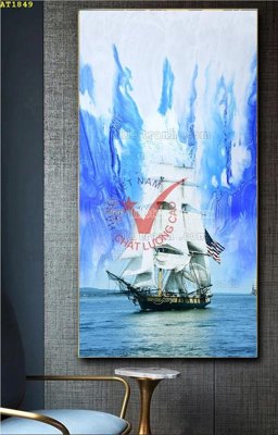 File tranh File tranh hiện đại Sơn Dầu AT1849 (bản gốc) in lụa dán tường