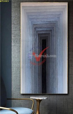 File PSD File tranh hiện đại Sơn Dầu AT1883 (bản gốc) cho nhà in