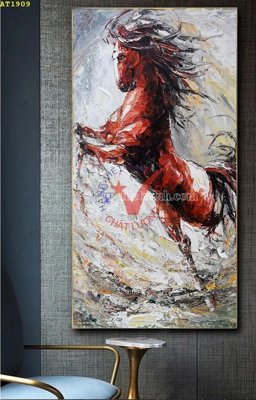 File PSD File tranh hiện đại Sơn Dầu AT1909 (gốc) cho designer