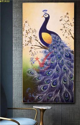 File tranh File tranh hiện đại Sơn Dầu AT1922 (bản gốc) in lụa dán tường