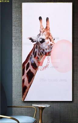 File gốc File tranh hiện đại Sơn Dầu AT1936 cho in ấn và thiết kế