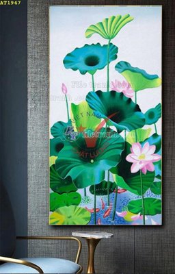 File tranh File tranh hiện đại Sơn Dầu AT1947 (gốc) chủ đề thiên nhiên