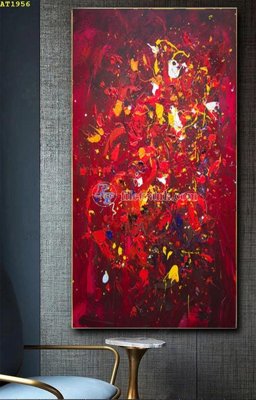 Tải file File tranh hiện đại Sơn Dầu AT1956 (gốc) làm file quảng cáo