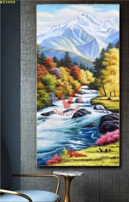 File tranh File tranh hiện đại Sơn Dầu AT2000 (ảnh gốc) độ nét vượt trội