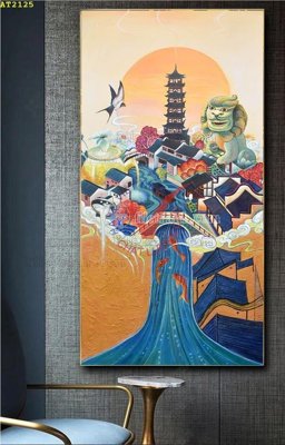 Tải file gốc File tranh hiện đại Sơn Dầu AT2125 (bản PSD) gốc