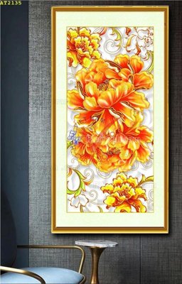 File in lụa File tranh hiện đại Sơn Dầu AT2135 (chất lượng cao) File tranh hiện đại Sơn Dầu AT2135