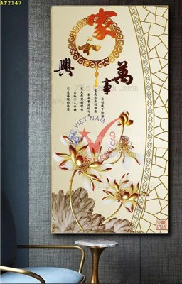 File gốc File tranh hiện đại Sơn Dầu AT2147 (ảnh chi tiết) để in trần