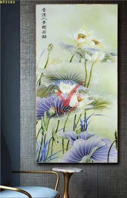 Ảnh gốc File tranh hiện đại Sơn Dầu AT2182 (siêu chi tiết) để in ấn