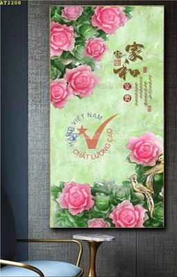 Hình ảnh file gốc in trần nhà File tranh hiện đại Sơn Dầu AT2208