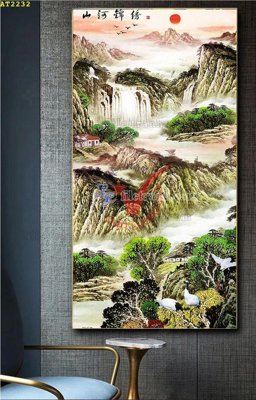 Tải file File tranh hiện đại Sơn Dầu AT2232 (gốc) làm file thiết kế