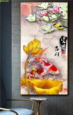 File tranh gốc File tranh hiện đại Sơn Dầu AT2235 (bản đẹp) độc quyền