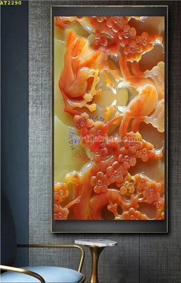 Tải về hình ảnh gốc File tranh hiện đại Sơn Dầu AT2290 sắc nét