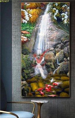 File tranh File tranh hiện đại Sơn Dầu AT2437 (bản gốc) treo quán cafe