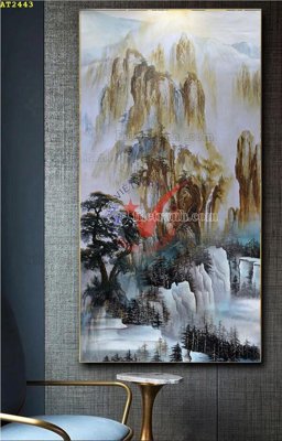 File gốc File tranh hiện đại Sơn Dầu AT2443 (PSD/TIFF) độ phân giải cao