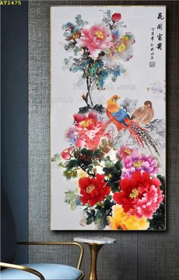 File tranh File tranh hiện đại Sơn Dầu AT2475 (gốc) chủ đề trừu tượng