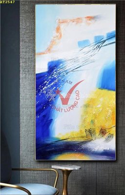 Download file gốc File tranh hiện đại Sơn Dầu AT2547 (in lụa) cao cấp