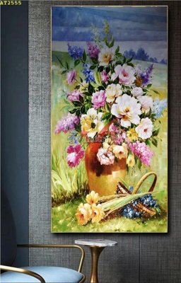 File gốc File tranh hiện đại Sơn Dầu AT2555 (trang trí) phòng làm việc