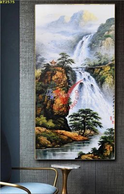 File tranh File tranh hiện đại Sơn Dầu AT2575 (bản gốc) treo quán cafe