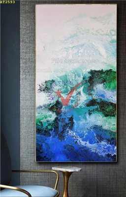 Hình ảnh file gốc File tranh hiện đại Sơn Dầu AT2593 cho in UV