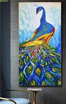 Tải file File tranh hiện đại Sơn Dầu AT2597 (gốc) chủ đề tâm linh