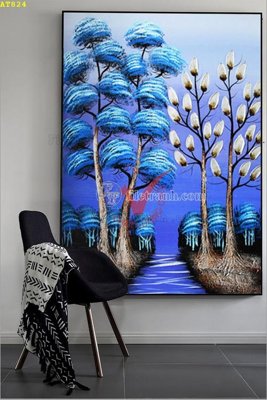 File tranh gốc File tranh hiện đại Sơn Dầu AT824 (bản quyền) Filetranh.com