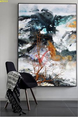 File gốc File tranh hiện đại Sơn Dầu AT833 (in lụa) tranh mã đáo