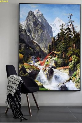 File in lụa File tranh hiện đại Sơn Dầu AT846 (tân cổ điển) File tranh hiện đại Sơn Dầu AT846