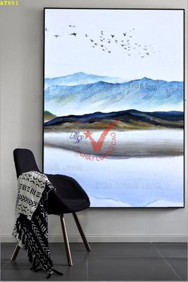 Tải file PSD File tranh hiện đại Sơn Dầu AT851 (nguyên layer) để in