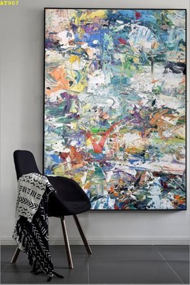 File in trần File tranh hiện đại Sơn Dầu AT907 (file gốc) xuyên sáng