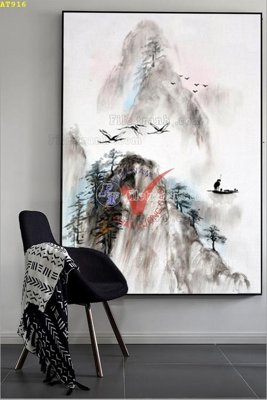 File ảnh File tranh hiện đại Sơn Dầu AT916 (gốc) in standee