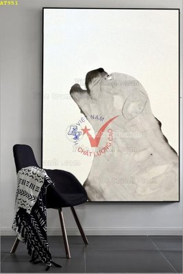 File PSD File tranh hiện đại Sơn Dầu AT951 (gốc) nhiều lớp (multi-layer)