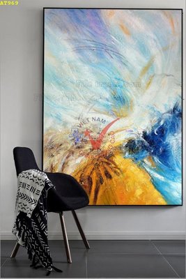 Chi tiết file gốc File tranh hiện đại Sơn Dầu AT969 (cho in tráng gương)