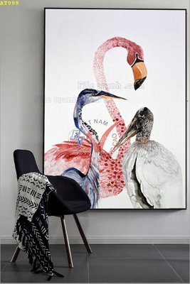 File gốc in mica File tranh hiện đại Sơn Dầu AT999 chất lượng