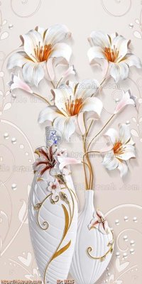 File tranh file gốc bình hoa B125 (ảnh gốc) sắc nét hoàn hảo