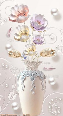 Tải file gốc file gốc bình hoa B126 (bản PSD) đầy đủ layer