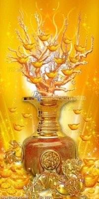 Tải file file gốc bình hoa B184 (gốc) chủ đề hoa sen